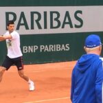 Novak Djokovic practice 【Roland Garros 2016】 ジョコビッチの練習 全仏オープン2016