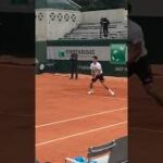 Novak Djokovic practice 【Roland Garros 2016】 ジョコビッチの練習 全仏オープン2016 #Shorts