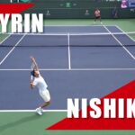 錦織圭 vs ポピリン 練習試合 インディアンウェルズ/ Kei Nishikori vs Alexei Popyrin Practice Set Indian Wells 2021