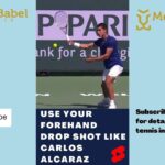 Carlos Alcaraz uses the #tennis #dropshot really well. Use this Progression to learn it.