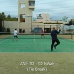 2022 05 21 ANih vs NWat 07【テニスダブルスTie break】