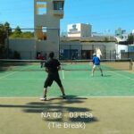 2022 05 28 NA vs ESa 05【テニスダブルスTie break】