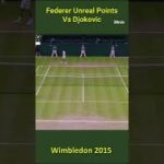 Federer Sensational Shots vs Djokovic – Wimbledon 2O15 #Shorts