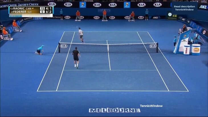 Federer (フェデラー) VS Raonic (ラオニッチ)