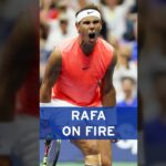 Rafael Nadal wins ROLLERCOASTER rally! 👀
