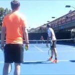 Roger Federer Serve Slow Motion 【Lefty】/　左利き編集フェデラーのサーブ練習（スロー）