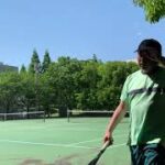 五一黄金周 Tennis テニス 网球单打半决赛  宋大神对战群演