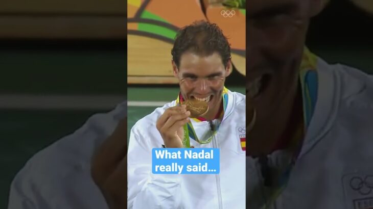 What Nadal really said to Lopez after they won gold…