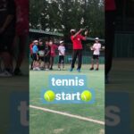 tennis start! 🎾　#tennis #tstyle26 #福岡テニススクール #めちゃくちゃ楽しいテニススクール #すぐ試合ができるテニススクール #テニス