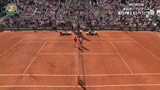 【マッチハイライト】Ｎ.ジョコビッチ vs A.ベデネ／全仏オープンテニス2022 3回戦【WOWOW】