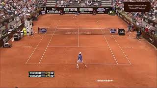 Federer (フェデラー) VS Berlocq (ベルロク)