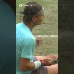 Rafa Nadal Hits The Winner While Falling Over! 😯