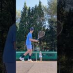 Tristan vs Veronique Tennis Practice