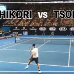 プロの凄さがわかる観客目線からの錦織圭のプレー！vs ツォンガ 全豪オープン/Nishikori vs Tsonga Australian Open 2016 Court Level View