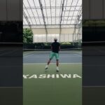 [練習動画]Court Level from back🎾#tennis #テニス #forehand #backhand