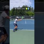 D1 Tennis Level 🎾🥶