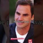How Roger Federer reacted to his coach passing away.