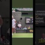 Rafa Nadal TRICK SHOT Vs Lorenzo Sonego #Wimbledon #Tennis