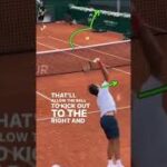 Roger Federer kick serve key
