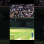 Roger Federer returns to Wimbledon centre court #Wimbledon2022 #Tennis