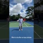 Tennis mistakes and what to do