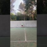 Tristan vs The Wall Tennis Tweener Practice
