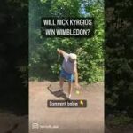 Will Nick Kyrgios Win Wimbledon? #shorts #tennis #nickkyrgios