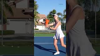Cone Volley Exercise for More Stability #tennis