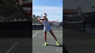 EASY Fix for Better Contact on Tennis Shots #tennis