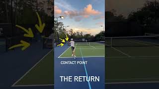 How to hit a return in tennis