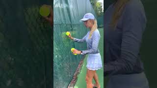 ONE, TWO, THREE, GO! #tennis exercise for Forehand Movement