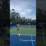 Tennis backhand technique
