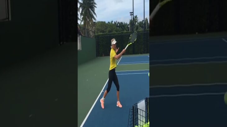 Tranning with forehand, Backhand,leg moment in tranning tennis #tennis #shorts