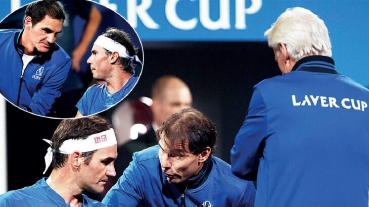 Federer Coaches Nadal || Nadal ナダル  Coaches Federer フェデラー || Laver Cup