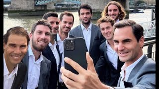 Federer Enjoys with Djokovic, Murray, Nadal || Laver Cup 2022 フェデラー 2022