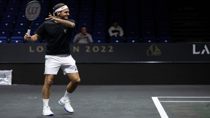 Federer Slow Motion Laver Cup 2022 || Federer フェデラー  Plays Ping Pong