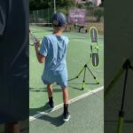 L’entraînement du coup droit au tennis avec le TopspinPro et balles jaunes