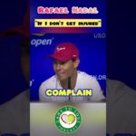 Rafael Nadal ‘’If I don’t get injured’’ 🤕 | US Open 2022 #shorts
