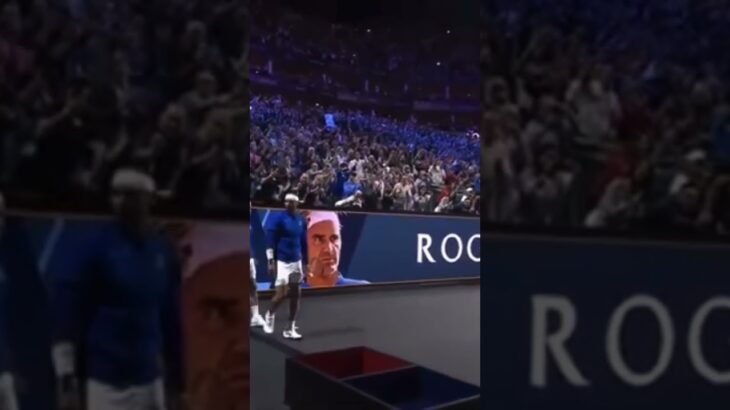 Rafael Nadal & Roger Federer walk-out 2022