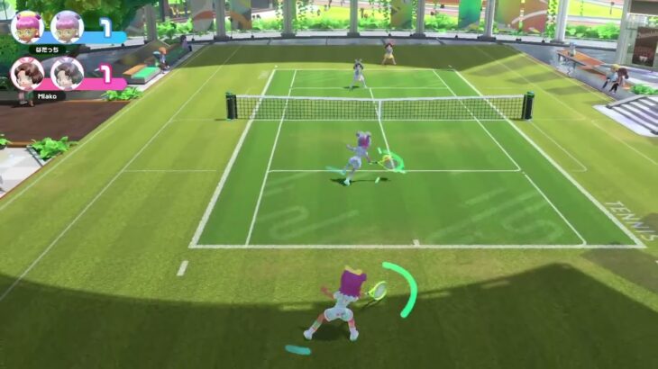 【Sports】🎾ボレー対決🎾連続🔟回 #VolleyVolley #テニス #tennis #NintendoSwitchSports