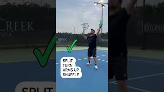 The overhead / Smash in tennis