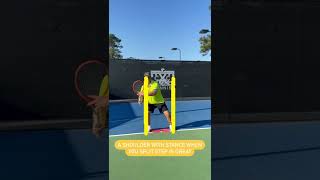 The tennis split step