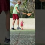 Tristan vs Véronique à l’entraînement avec les pointeurs de tennis de House of Bontin