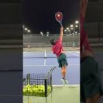 Try returning a D1 serve #tennis #shorts