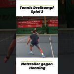 Tennis Dreikampf 👊🏼 gegen Henning | Tennis Mastery