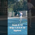 The tennis overhead /smash technique- Grip Tension