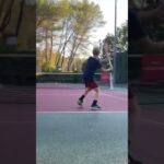 Tristan vs Hugo à l’entraînement de tennis