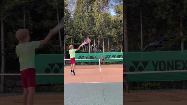 Tristan vs Johan à l’entraînement de tennis