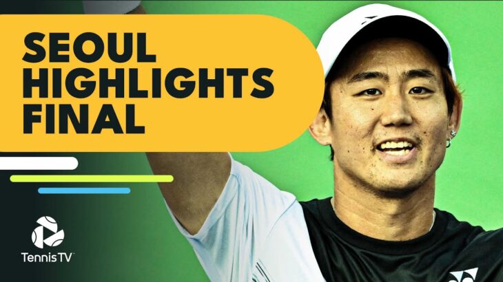 Yoshihito Nishioka vs Denis Shapovalov For The Title | Seoul 2022 Final Highlights