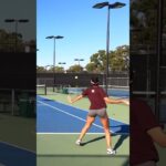 The hardest forehand to hit #tennis #shorts